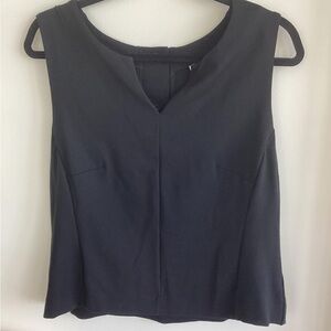 5936 Cabi Snap Shell Black Sleeveless Top